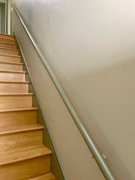 A 205' Wall Mounted Wood Handrail - Rear Back Stairs - G1