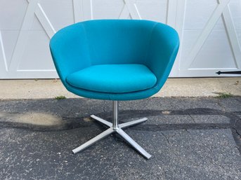 (1 OF 2)STEELCASE COALESSE BOB LOUNGE SWIVEL ARM CHAIR BY PEARSON LLOYD