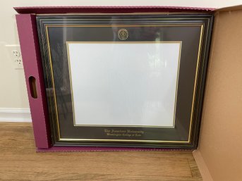 New In Box - The American University Washington College Of Law Diploma Frame