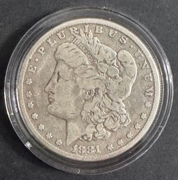 1881 Morgan Silver Dollar