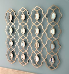 Metal And Mirror Wall Hanging