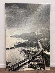 Connecticut Turnpike I-95 Cos Cob Vintage Print