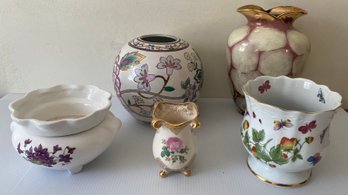 Five Porcelain Vessels