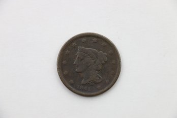 1841 Large Cent Penny