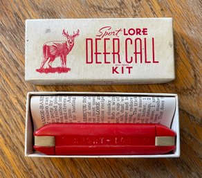 Vintage Sport Lore DEER CALL KIT