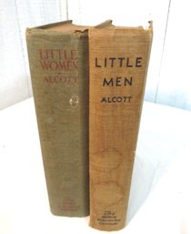 Little Men Little Women Alcott Juvenile Library Books