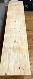 Large 96in X 20in X 18in Wood Bench (Or Coffee Table) - Unfinished