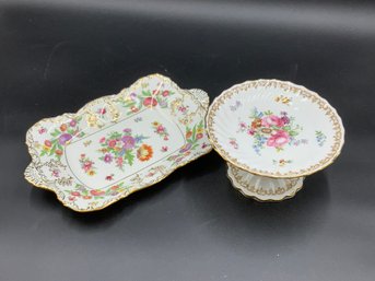 Floral Porcelain Decorative Pieces