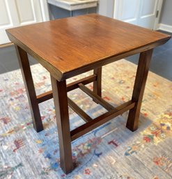 Vintage Maria Yee Solid Wood Side Table Built With Her Own 'Breathtaking Joinery'- Lot 1