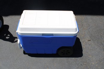 Plastic Blue Cooler Coleman Cooler