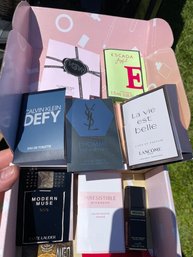 Box Lot Of  Designer Perfume Samples