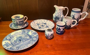 Group Of Blue & White China