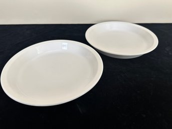 Pair Of Corningware Pie Plates