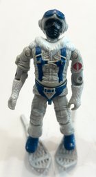 1985 G.I. Joe Cobra Snow Serpent Action Figure W/ Snow Shoes