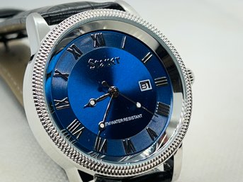 Sleek STAUER URBAN BLUE Men's Wristwatch