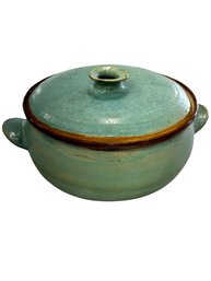 Handmade Large Turquoise Tagine Casserole Clay Pot