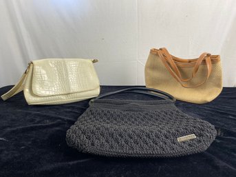 Hand Bag Lot Of 3 Bags