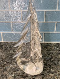 Simon Pearce Signature Vermont Evergreen Handmade Glass Christmas Tree