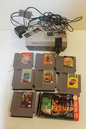 Vintage Nintendo Lot With System And Games - Mario Etc