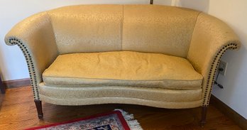 Rolled Arms Down Cushion Settee