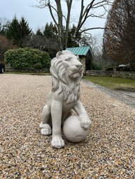 Cast Resin Lion Statue