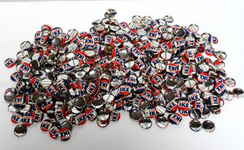 Huge 'I Like Ike' Political Pinbacks - Lot 1