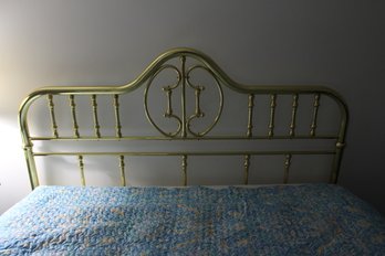 King Size Brass Headboard