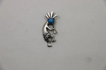 Sterling Silver Kokopelli Pin