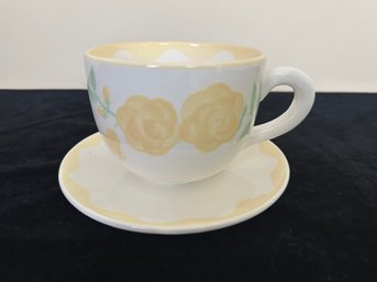 Bath And Bodyworks Coffee Cup With Plate