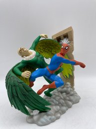 7' Tall Spider-man Vs The Vulture , Resin Limited Edition Sculpture.