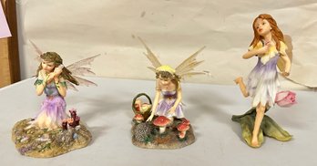 Adorable Faerie Glen Alvebloom Figurine, Faerie Glen Kelytael Fairy Figurine, Fairies Fairy Figurine. KD - E3