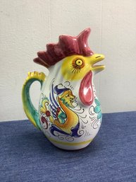 Williams Sonoma Rooster Pitcher Made In Italy