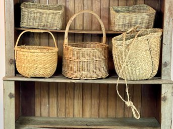 Five Decorative Baskets