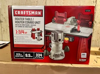 Craftsman Router Table / Router Combo Unit 1 3/4 HP - New In Box