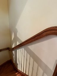 A Curved Oak Hand Railing - 3rd Floor