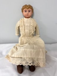 Med/Large German Antique Kling  Bisque Doll