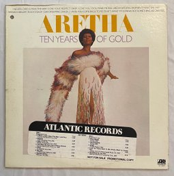 Aretha Franklin - Ten Years Of Gold SD18204 EX W/ Promo Sticker