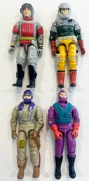 Lot Of 4 1980s G.I. Joe Action Figures