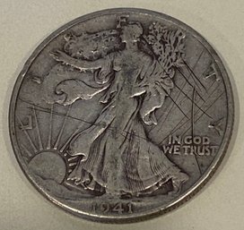 1941 Walking Liberty Half Dollar