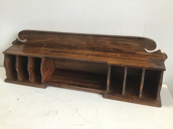 Vintage Solid Wood Desk Organizer