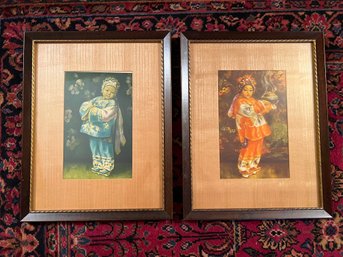 Pair Of Well Framed Asian Prints