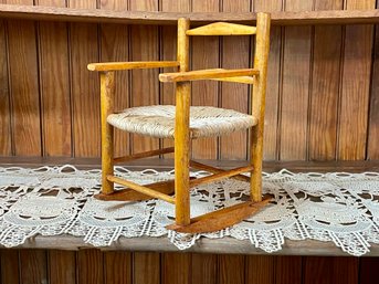 The Sweetest Vintage Doll Rocking Chair