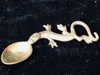 Brass Lizard Spoon