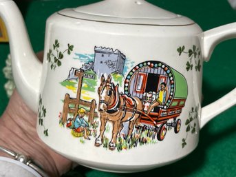 VTG Carrigiline Cork, Ireland Porcelain Tea Pot Killorglin
