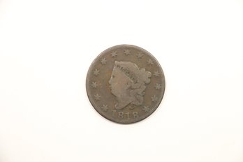 1818 Large Cent Penny Coin