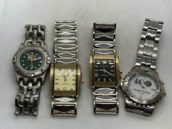 Grouping Of 4 Men's Wristwatches, Including FORD MOTOR COMPANY 100TH Anniversary
