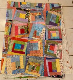 Hand Made Crazy Quilt