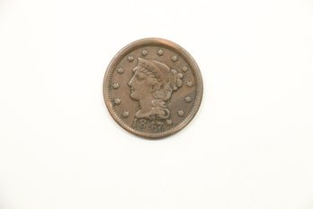 1847 Large Cent Penny Coin