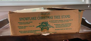 John Wright Snowflake Christmas Tree Stand