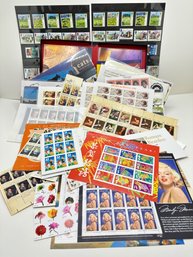 Stamp Collection, Mostly Unposted In Complete Sheets